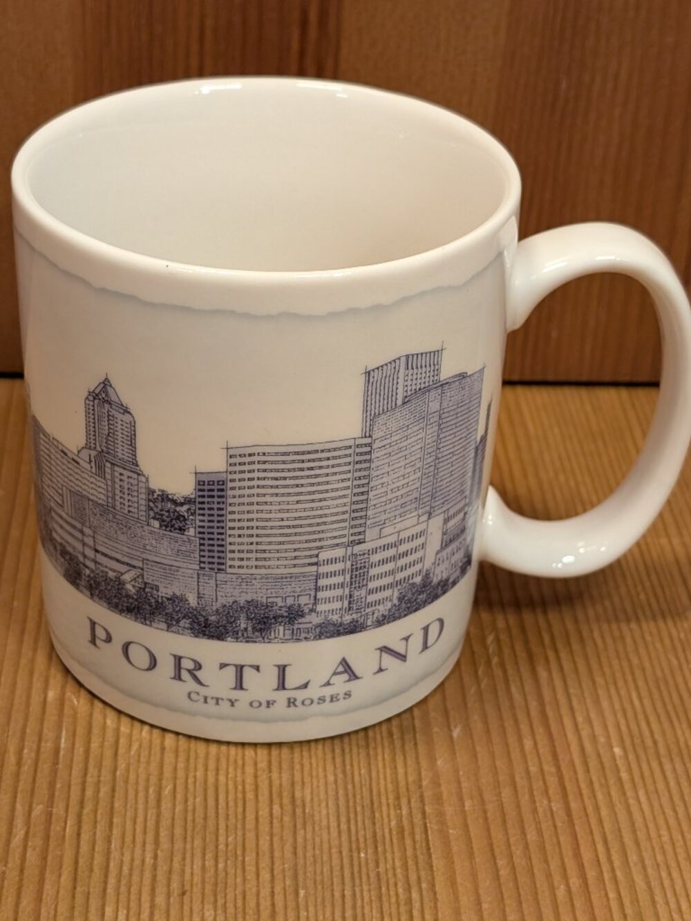 PORTLAND 2006 Starbucks Architecture Series Coffee Mug 18oz - EUC